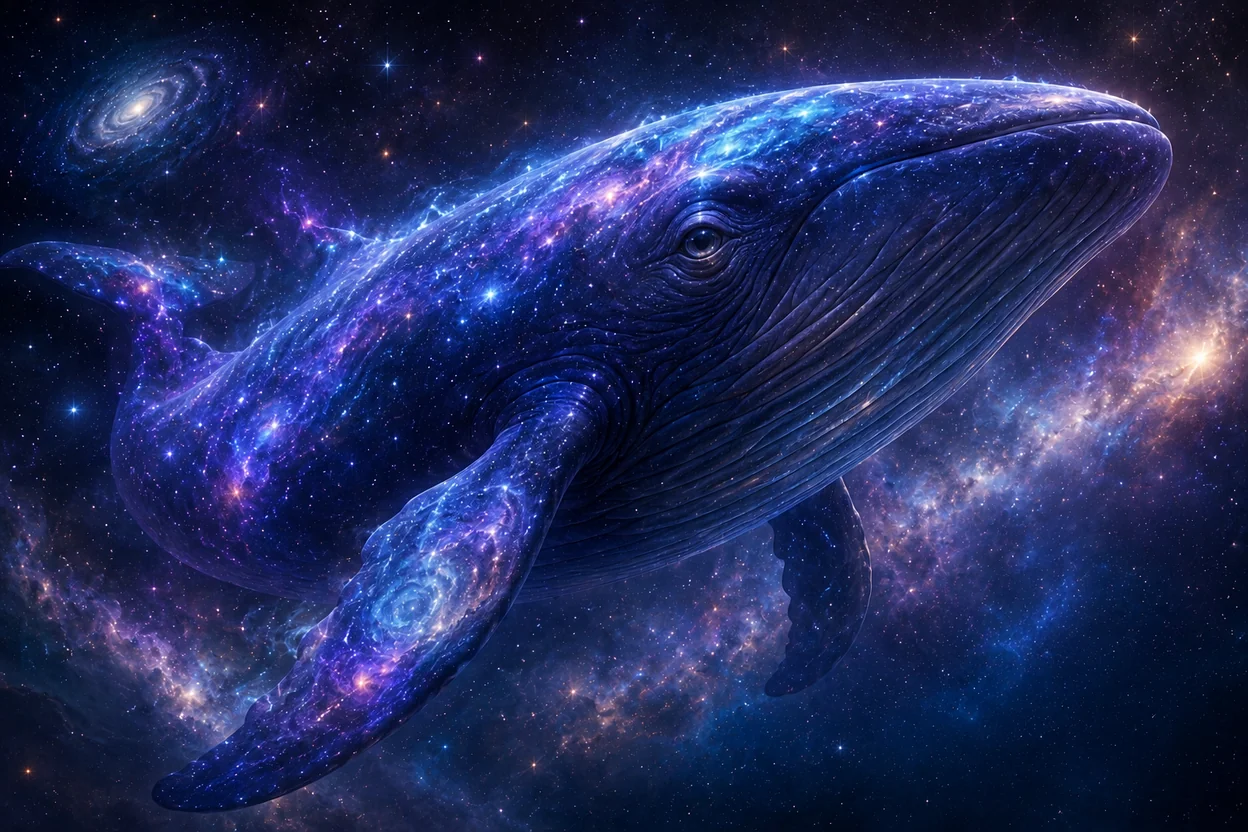 Illustration of Space Whale