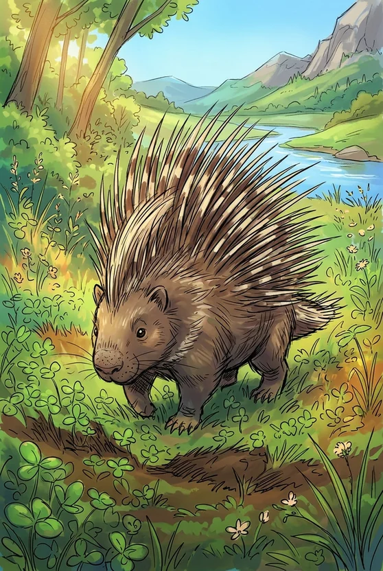 Illustration of Porcupine