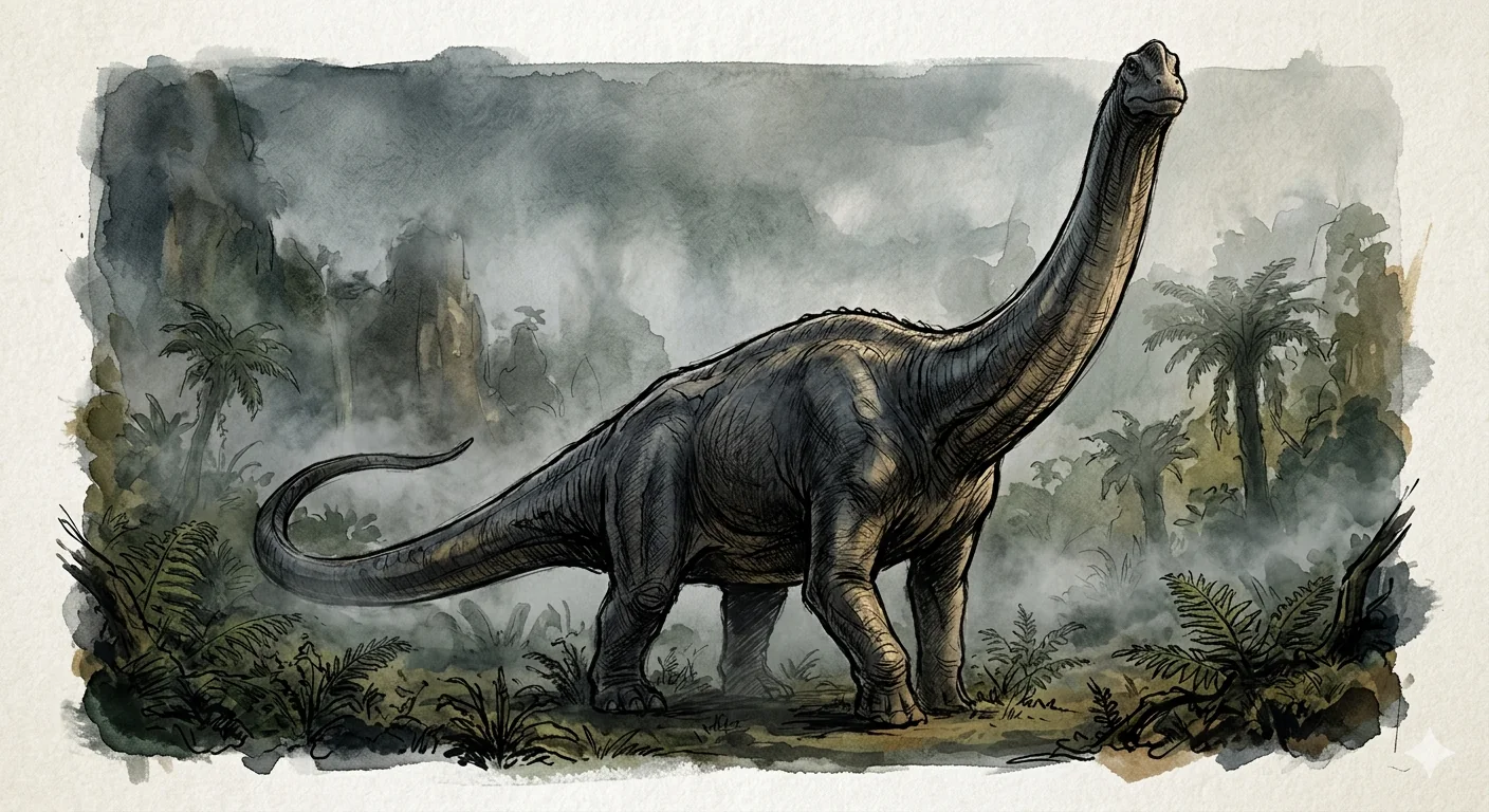 Illustration of Brontosaur