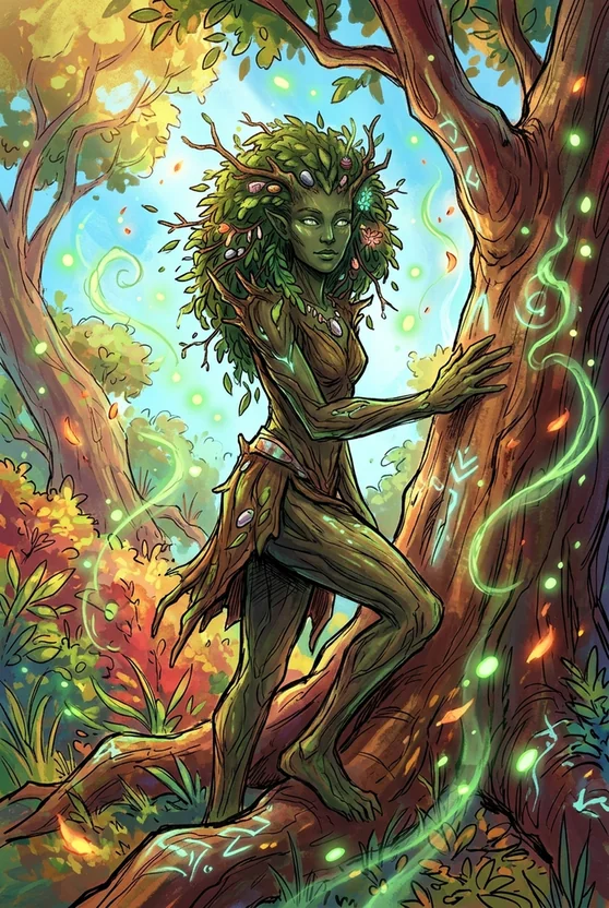 Illustration of Dryad