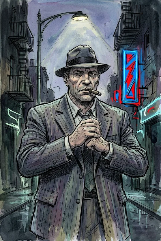Illustration of Mobster