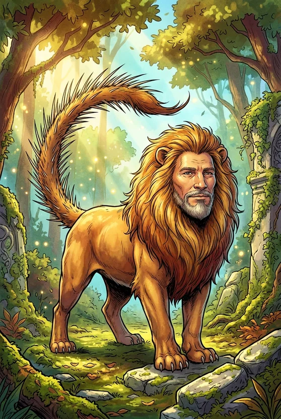 Illustration of Manticore