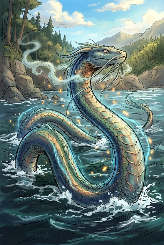 Illustration of Sea Serpent