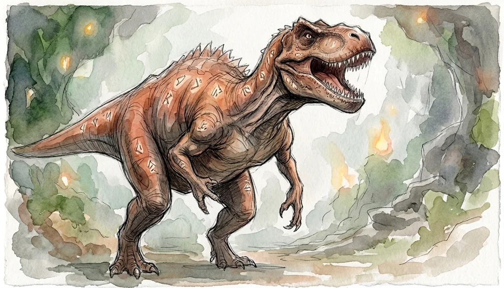 Illustration of Tyrannosaurus Rex