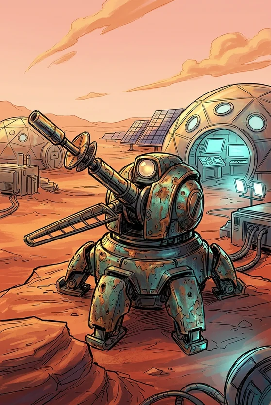 Illustration of Ancient Laser Turret