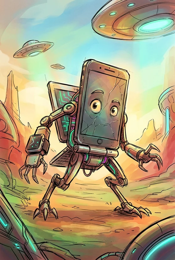 Illustration of Fusion-Bot