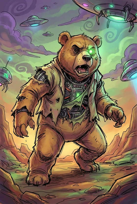 Illustration of Animatronic Attacker