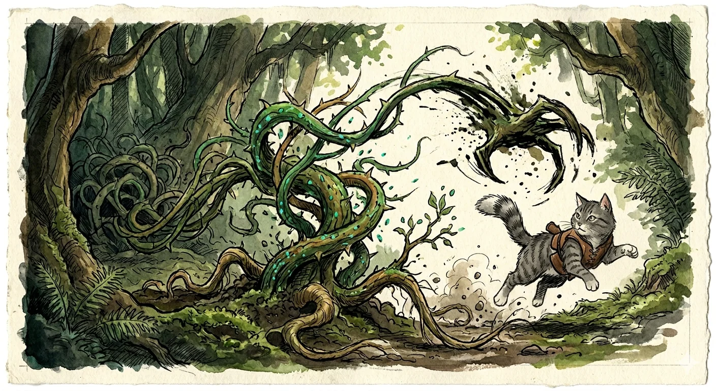 Illustration of Tangle Vine