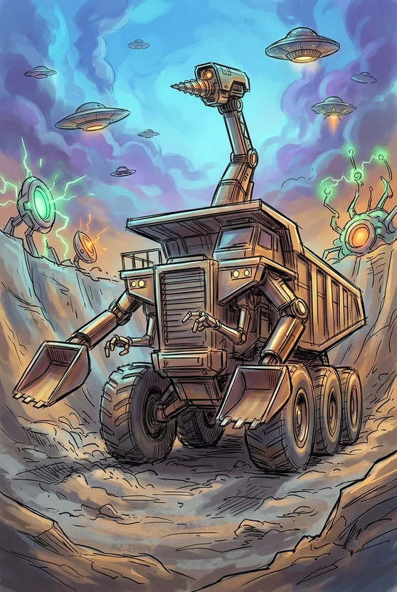 Illustration of Mining-Bot